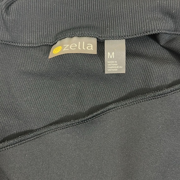 Zella Black Bomber zip-up Workout Medium - Picture 5 of 5